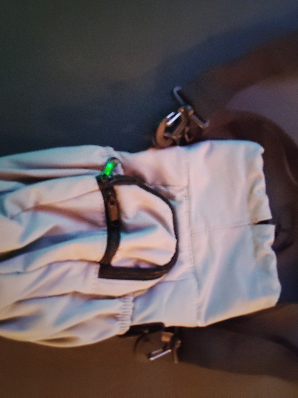 Gray  Crossbody Waterbottle Drawstring Bag